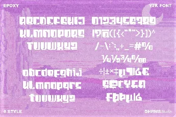 Epoxy DEMO font