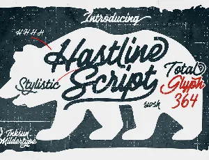 Hastline font