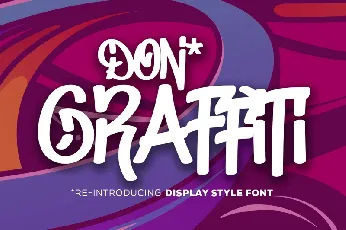 Don Graffiti Script font