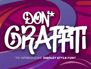 Don Graffiti Script font