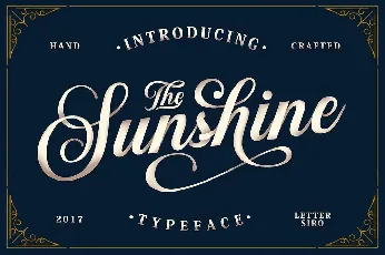 Sunshine font