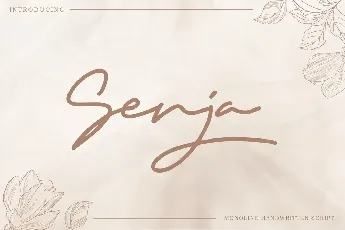 Senja Free Trial font