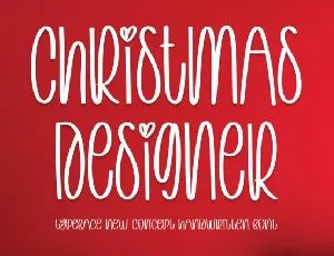 Christmas Designer Display font