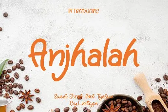 Anjhalah font