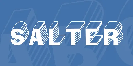 Salter font