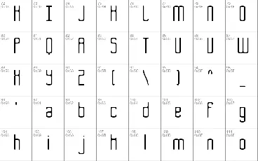 Bend 2 Squares font