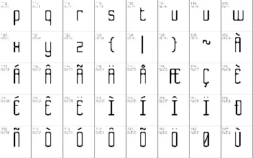 Bend 2 Squares font