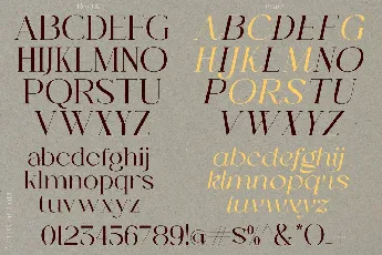 Lofty Chic font