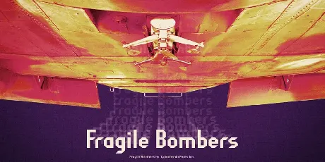 Fragile Bombers font