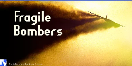 Fragile Bombers font