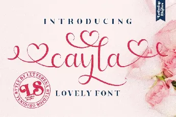 Cayla Calligraphy font