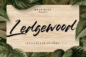 Ledgewood Script font