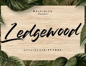 Ledgewood Script font