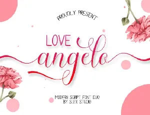 Love Angelo Duo font