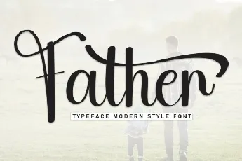 Father Script font