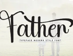 Father Script font