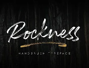 Rockness Handbrush font