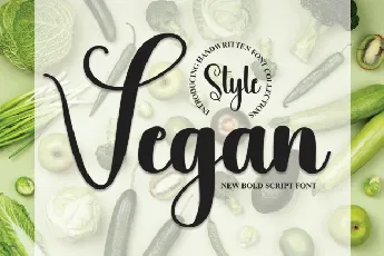 Vegan Script font