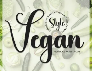 Vegan Script font