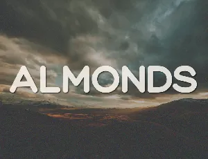 Almonds font