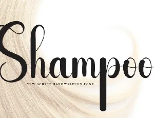 Shampoo Script font