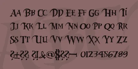 Riky Vampdator Normal font