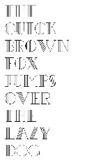 Benthem font