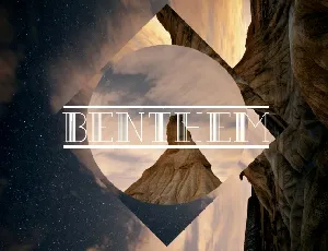 Benthem font