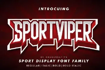 Sport Viper Display font