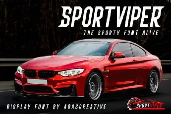 Sport Viper Display font