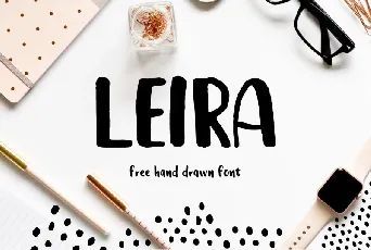 Leira Brush font