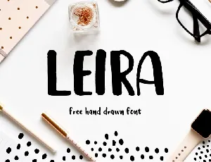 Leira Brush font