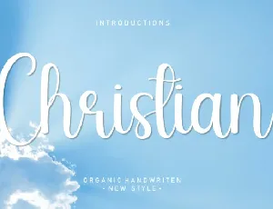 Christian Script font