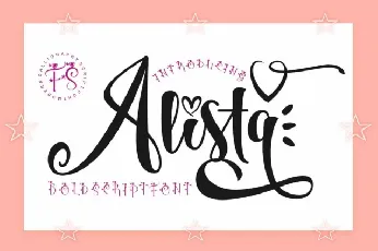 Alista Script font