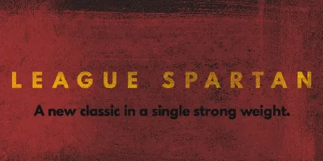 League Spartan font