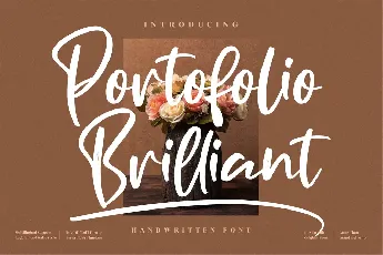 Portofolio Brilliant font