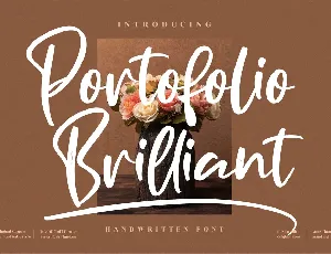 Portofolio Brilliant font