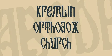 Kremlin Orthodox Church font