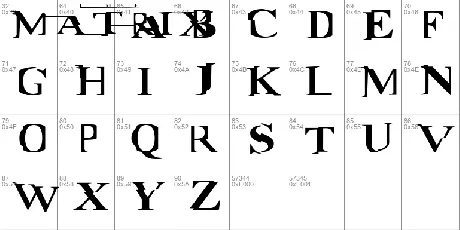 Matrix font