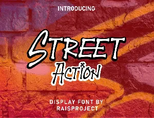 Street Action font