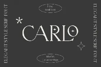 Carlo font