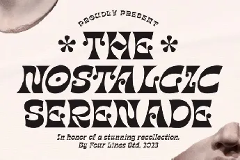 Nostalgic Serenade font