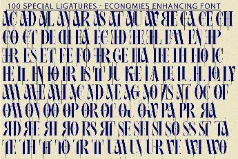 ECONOMIES ENHANCING DEMO font