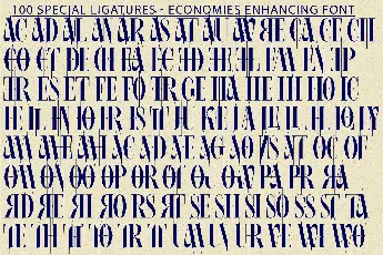 ECONOMIES ENHANCING DEMO font