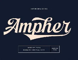 Ampher font