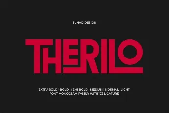 Therilo font