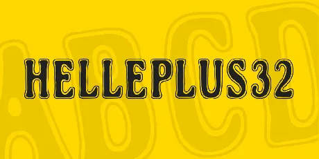 Helleplus32 font