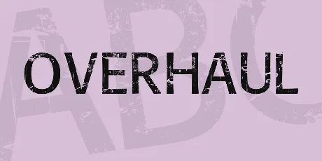 Overhaul font