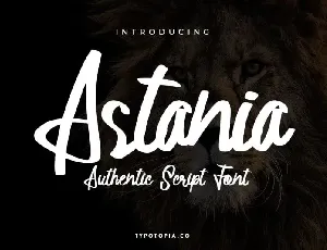 Astania Script font