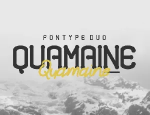 Quamaine Duo font